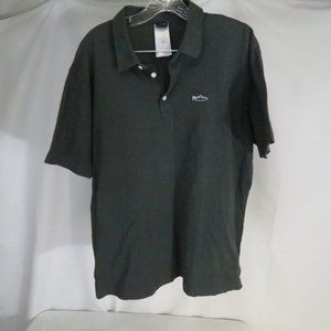 Patagonia Men's Xl Fish Logo Gray Short SleevePolo